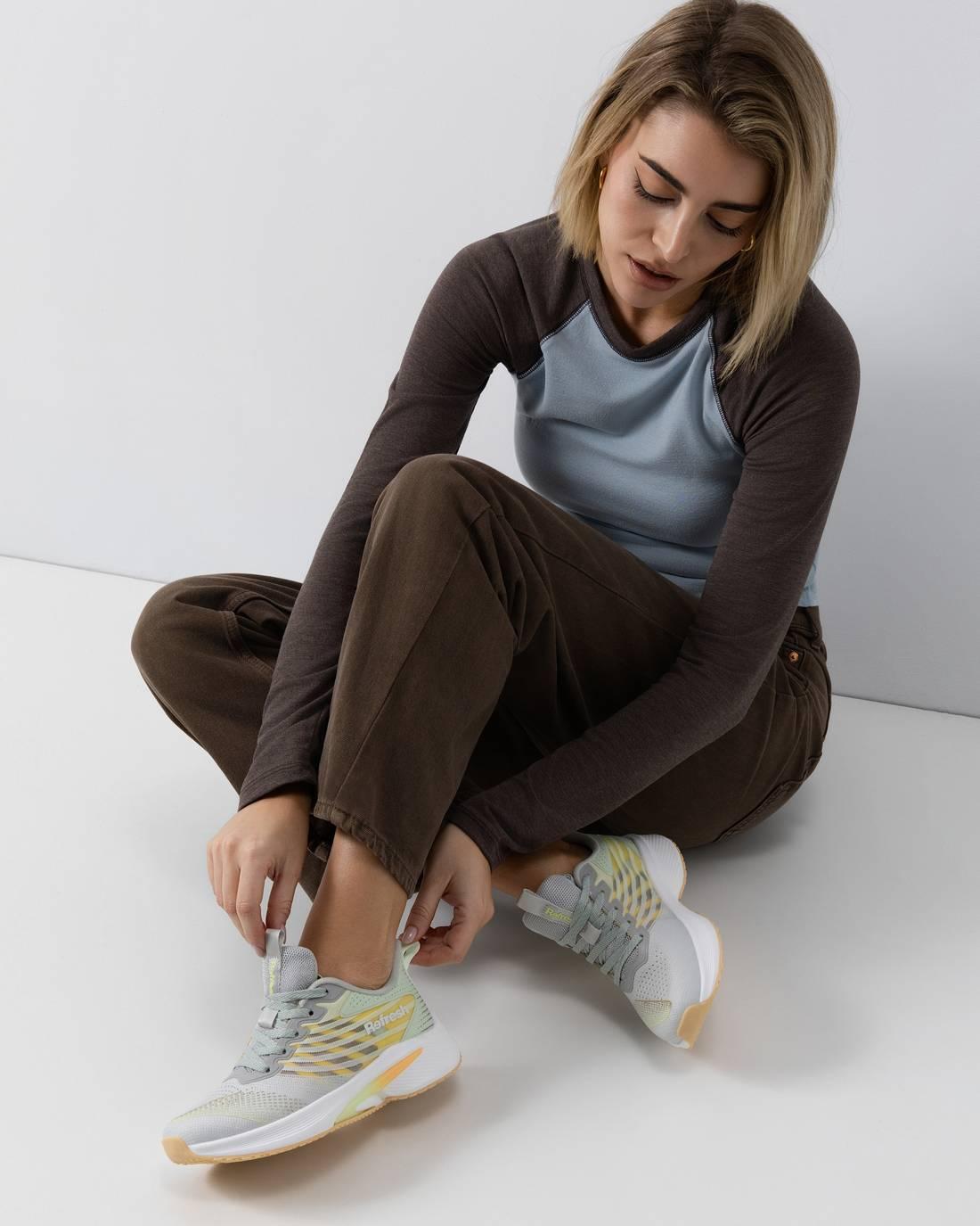 Zapatilla de mujer plano Refresh 17511702